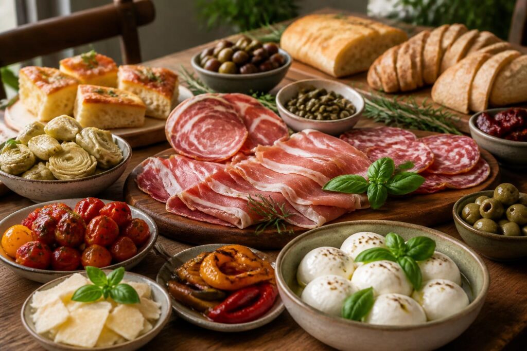 Antipasti & planches à l&rsquo;italienne : composer un buffet convivial