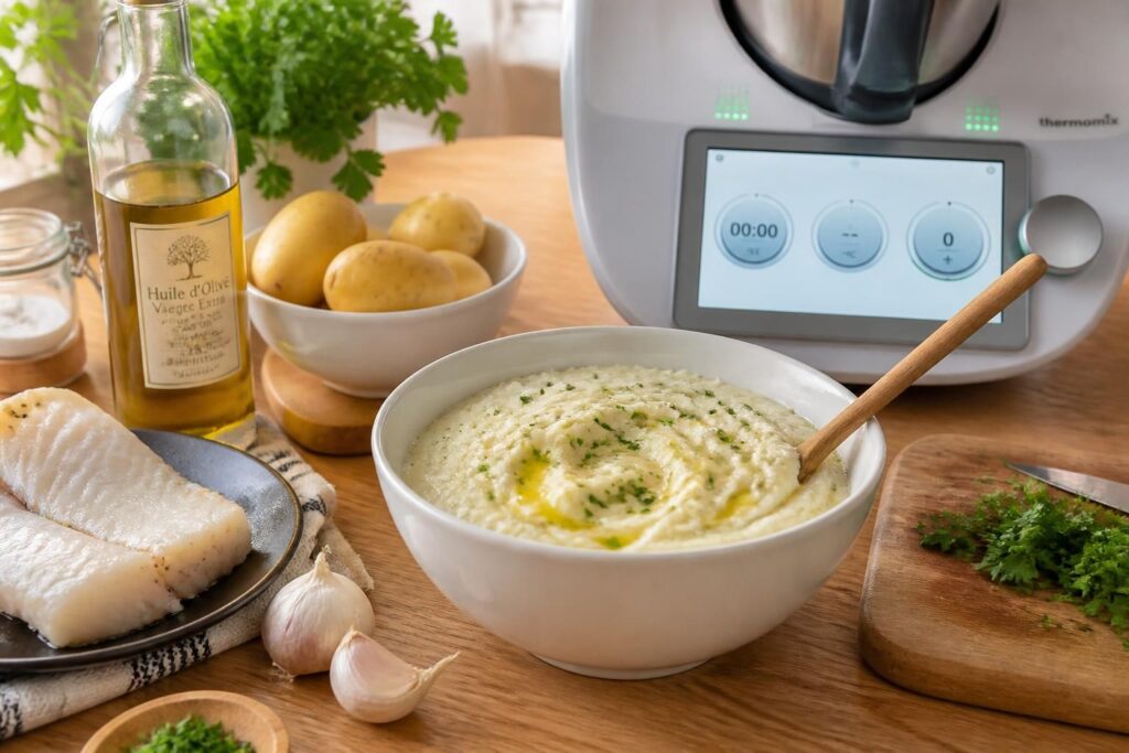 découvrez nos recettes de brandade de morue maison, classiques et au thermomix, accompagnées d'astuces pratiques pour réussir ce plat savoureux et traditionnel.