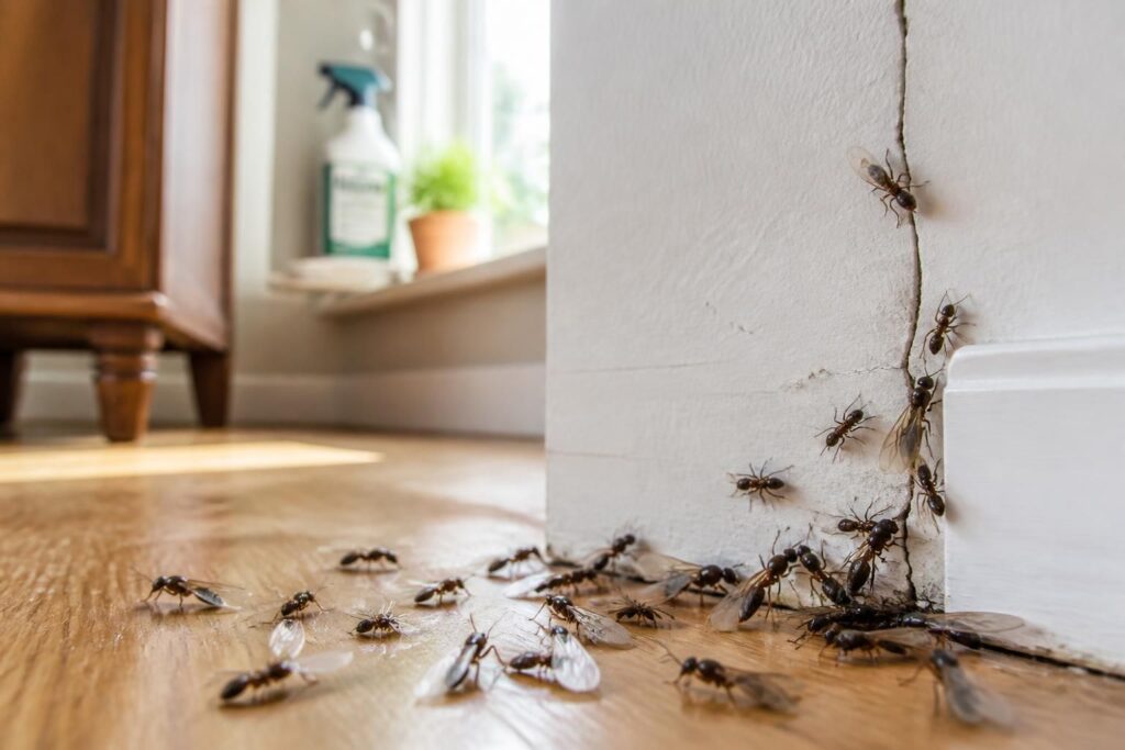 découvrez comment identifier les fourmis ailées dans votre maison et apprenez des méthodes efficaces pour les prévenir et protéger votre intérieur.