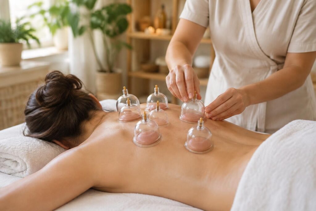 découvrez le massage cupping : ses bienfaits potentiels, les principales techniques et les conseils pour utiliser les ventouses en toute sécurité.
