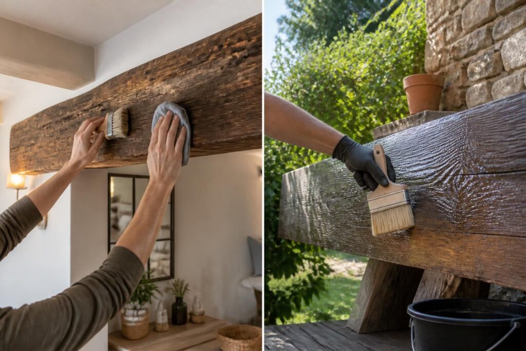 découvrez les meilleures techniques pour nettoyer une poutre en bois, que ce soit à l'intérieur ou à l'extérieur. guide complet pour l'entretien, le décapage et la préservation de vos poutres en bois.