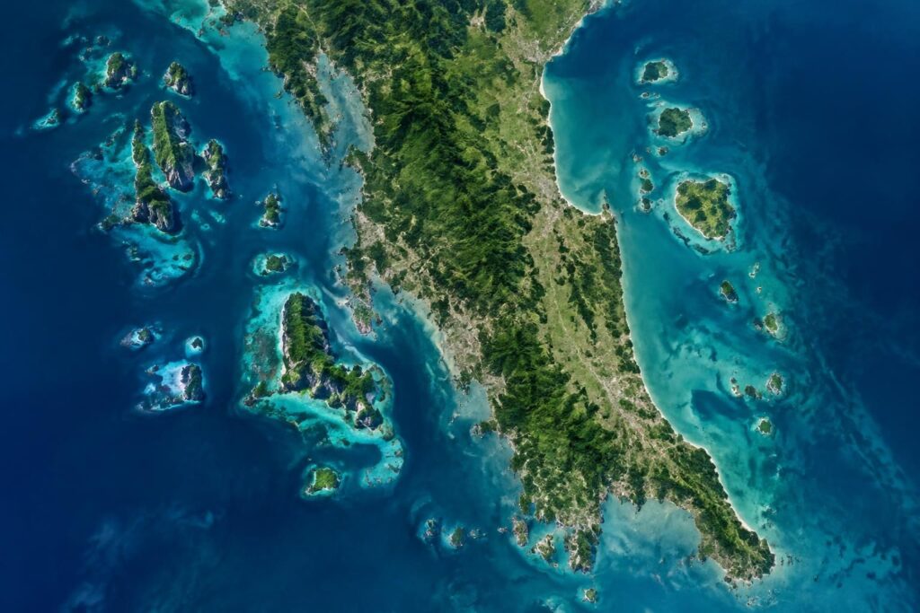 explorez le sud de la thaïlande grâce à une carte détaillée : repérez les îles, les plages et les destinations incontournables des côtes est et ouest.