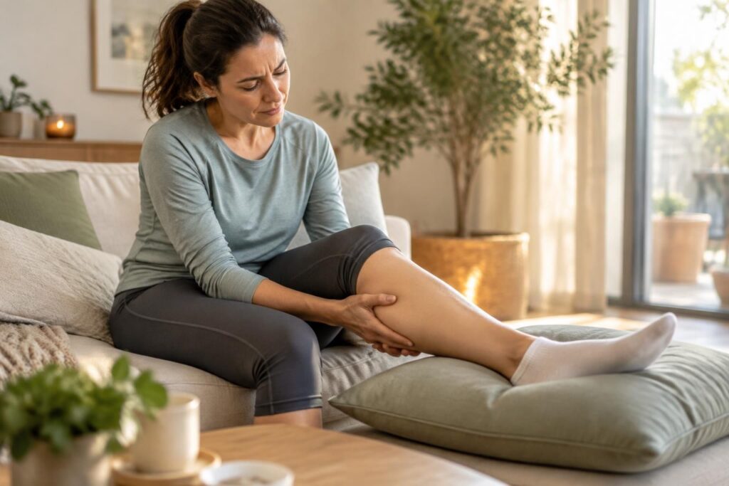 découvrez les causes possibles d’une douleur au mollet gauche, les conseils de repos et sa signification spirituelle, sans négliger les signes qui nécessitent un avis médical.