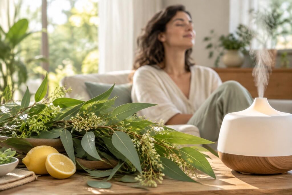 Eucalyptus citronné : bienfaits, inhalation et diffusion efficaces