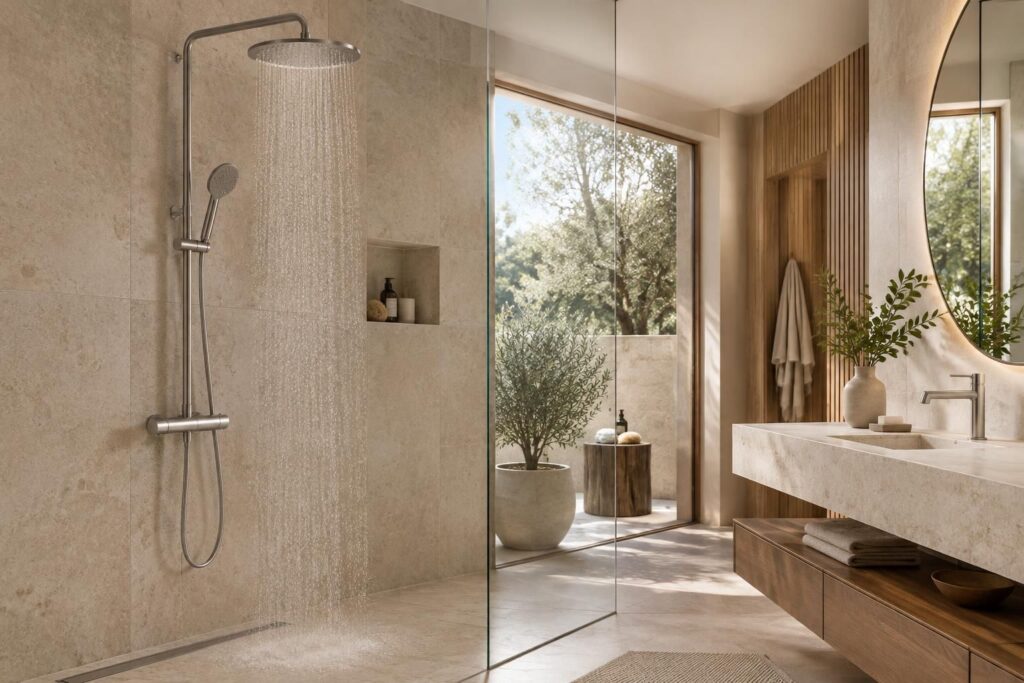 découvrez les colonnes de douche et mitigeurs hansgrohe : un design élégant, des technologies innovantes et un confort optimal pour votre salle de bains.