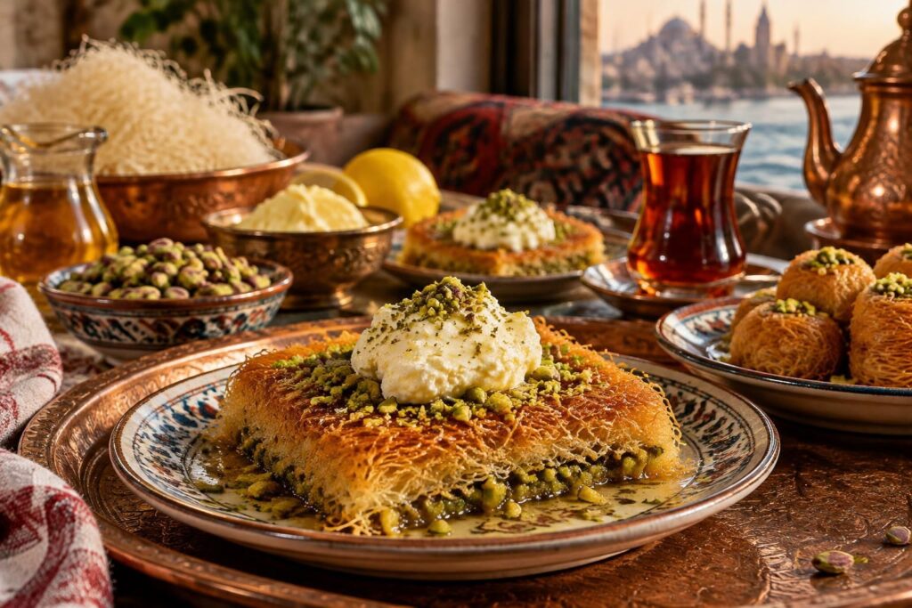 Kadaif turc et recettes pour savourer ce dessert unique