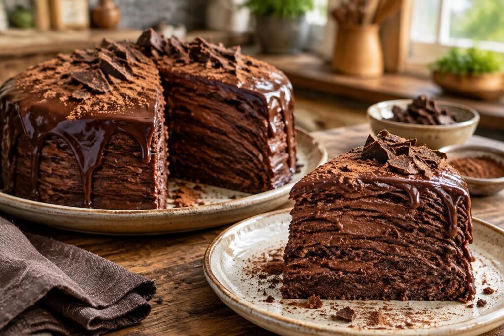 découvrez comment transformer une pâte à crêpe en un gâteau au chocolat original et moelleux, facile à préparer et parfait pour régaler toute la famille.